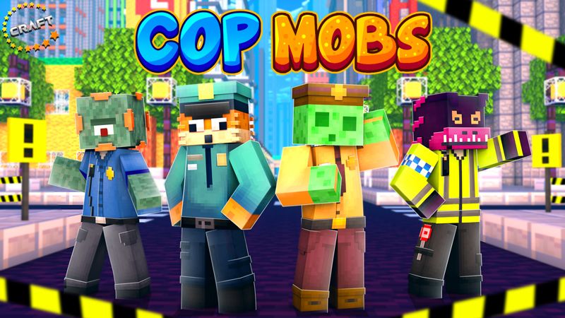 Cop Mobs on the Minecraft Marketplace by The Craft Stars Cop Mobs on the Minecraft Marketplace by The Craft Stars