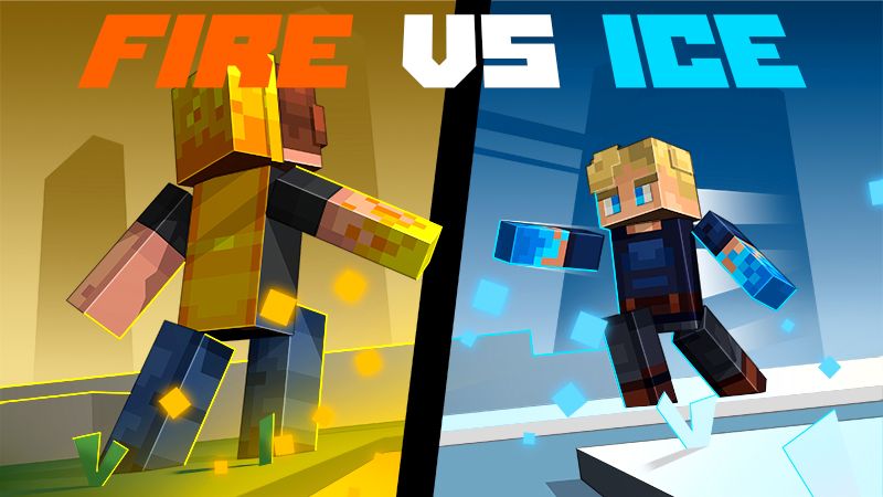 Fire VS Ice on the Minecraft Marketplace by Block Factory
