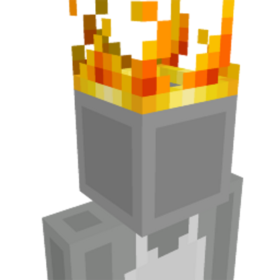 Flaming Headband on the Minecraft Marketplace by Cynosia