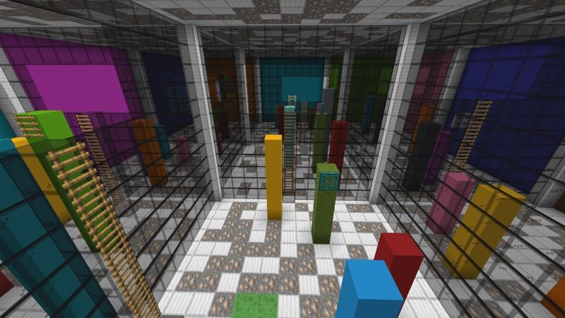Rubik's Cube Parkour by Pixell Studio