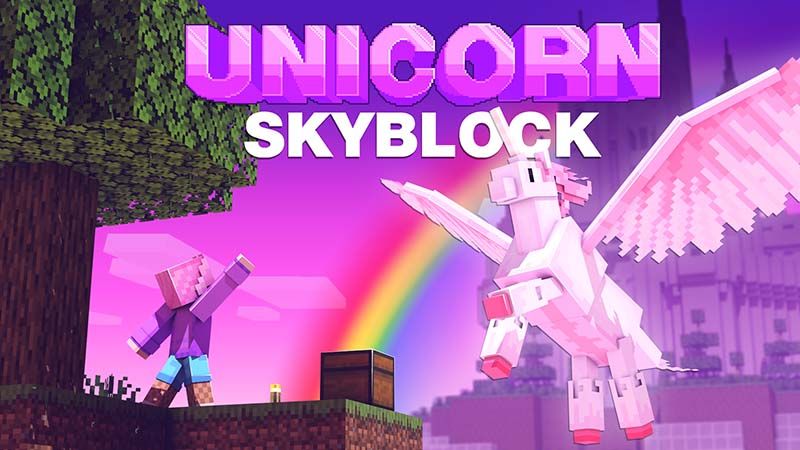 Unicorn Skyblock on the Minecraft Marketplace by Mine-North Unicorn Skyblock on the Minecraft Marketplace by Mine-North