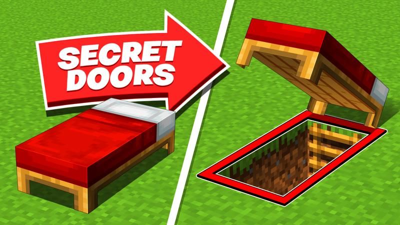 Secret Doors on the Minecraft Marketplace by Cubed Creations