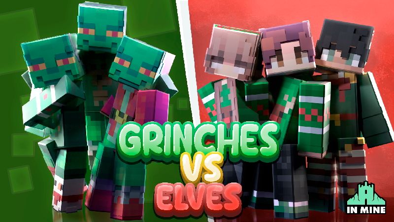 Grinches VS Elves on the Minecraft Marketplace by In Mine Grinches VS Elves on the Minecraft Marketplace by In Mine