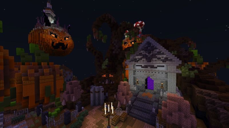 Spooky Skyblock Pumpkins by 4KS Studios