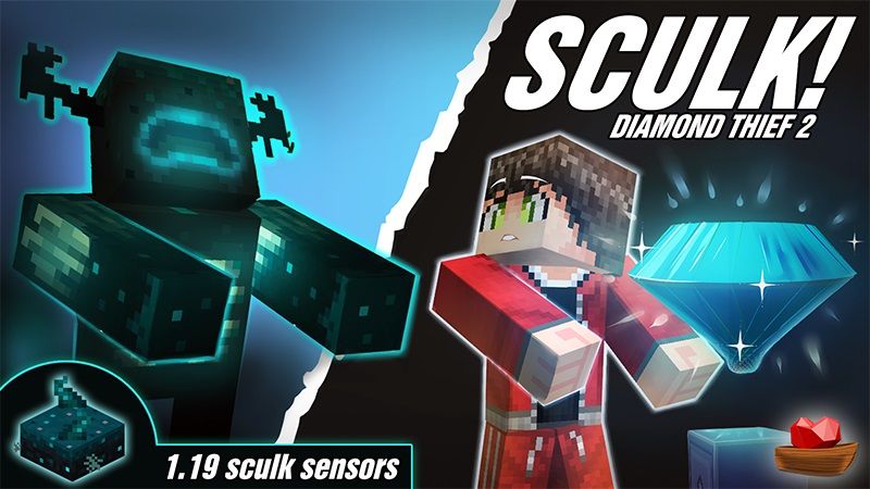 Sculk Diamond Thief 2 on the Minecraft Marketplace by Lifeboat