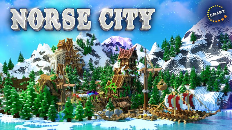 Norse City on the Minecraft Marketplace by The Craft Stars Norse City on the Minecraft Marketplace by The Craft Stars
