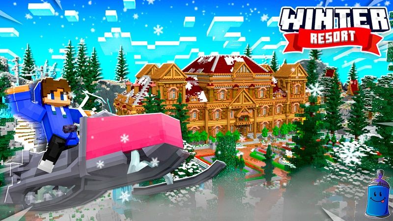 Winter Resort on the Minecraft Marketplace by Street Studios Winter Resort on the Minecraft Marketplace by Street Studios