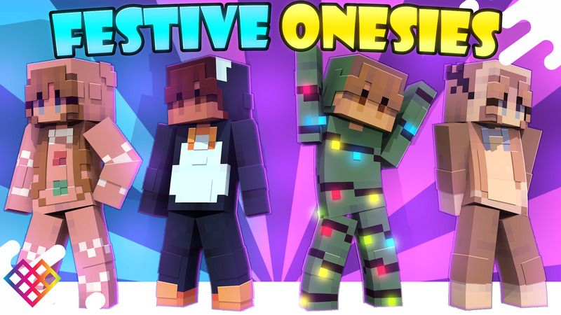 Festive Onesies by Rainbow Theory (Minecraft Skin Pack) - Minecraft