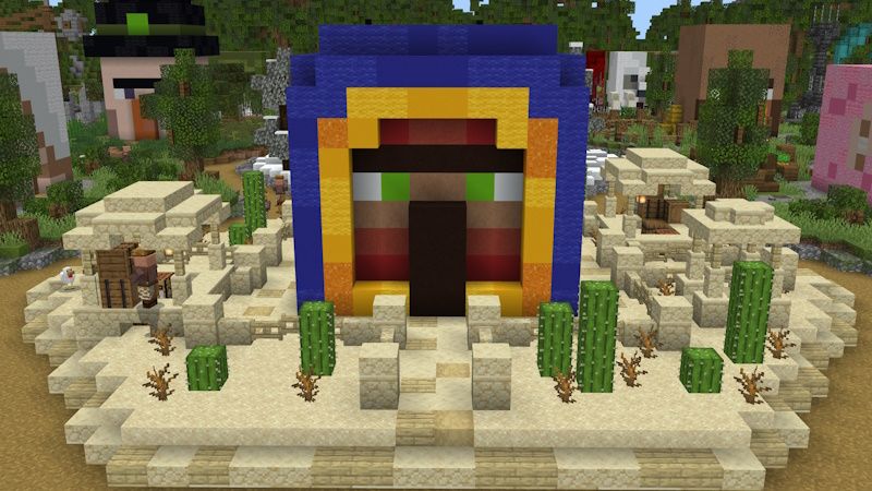 Mob Heads Village by GoE-Craft