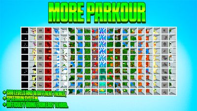 More Parkour on the Minecraft Marketplace by Razzleberries