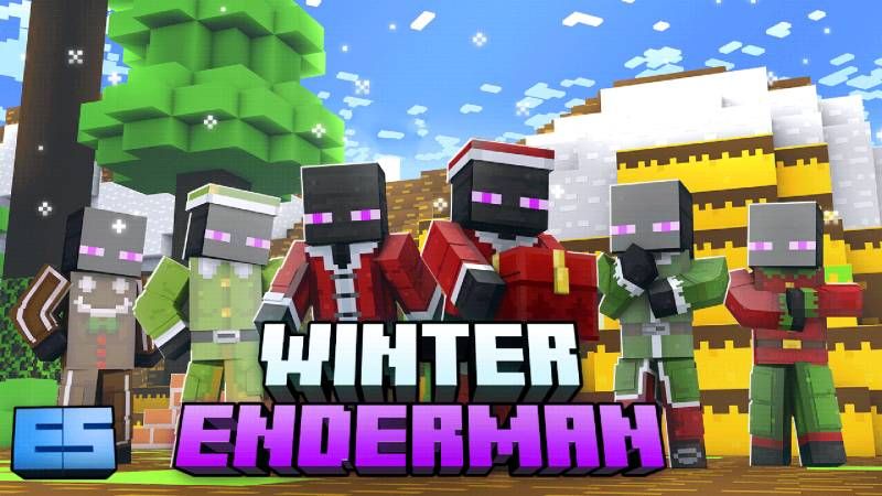 Winter Enderman on the Minecraft Marketplace by Eco Studios