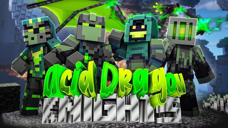 Acid Dragon Knights on the Minecraft Marketplace by Hourglass Studios Acid Dragon Knights on the Minecraft Marketplace by Hourglass Studios