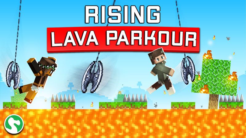 Rising Lava Parkour on the Minecraft Marketplace by Dodo Studios