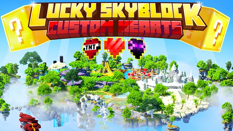 Lucky Skyblock  Custom Hearts on the Minecraft Marketplace by Norvale