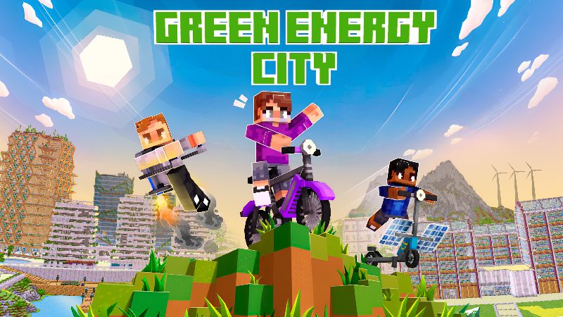 Green Energy City on the Minecraft Marketplace by Blockworks