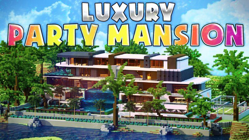 Luxury Party Mansion on the Minecraft Marketplace by Eescal Studios