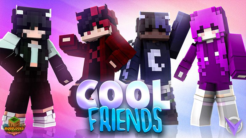 Cool Friends on the Minecraft Marketplace by MobBlocks Cool Friends on the Minecraft Marketplace by MobBlocks