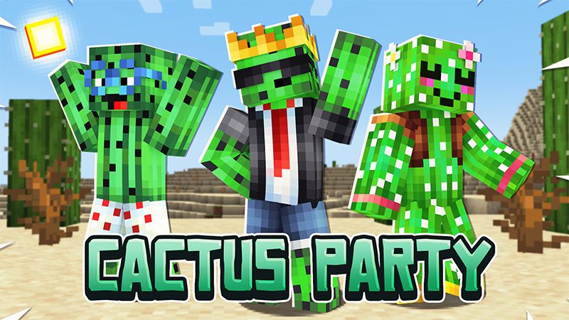 Cactus Party on the Minecraft Marketplace by AquaStudio