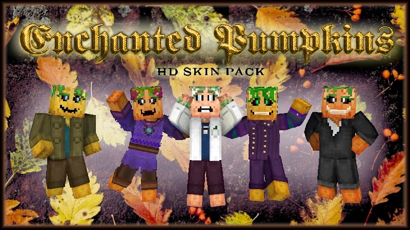 Enchanted Pumpkins HD Skinpack on the Minecraft Marketplace by HearttCore Creations Enchanted Pumpkins HD Skinpack on the Minecraft Marketplace by HearttCore Creations