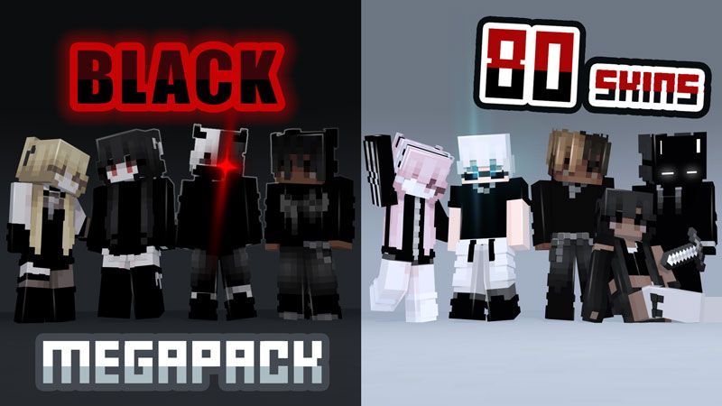 All Black Megapack on the Minecraft Marketplace by Ninja Squirrel Gaming
