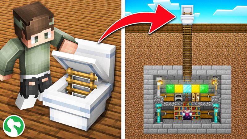 Secret Toilet Base on the Minecraft Marketplace by Dodo Studios Secret Toilet Base on the Minecraft Marketplace by Dodo Studios