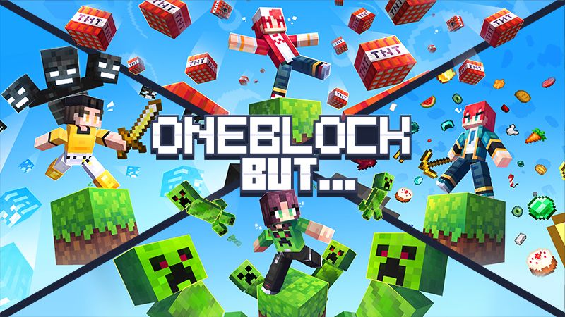 ONE BLOCK MASHUP on the Minecraft Marketplace by Mythicus ONE BLOCK MASHUP on the Minecraft Marketplace by Mythicus