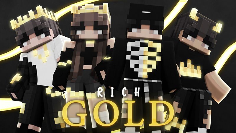Rich Gold on the Minecraft Marketplace by inPixel Rich Gold on the Minecraft Marketplace by inPixel