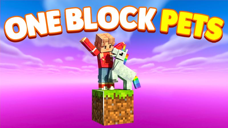One Block Pets on the Minecraft Marketplace by MelonBP One Block Pets on the Minecraft Marketplace by MelonBP