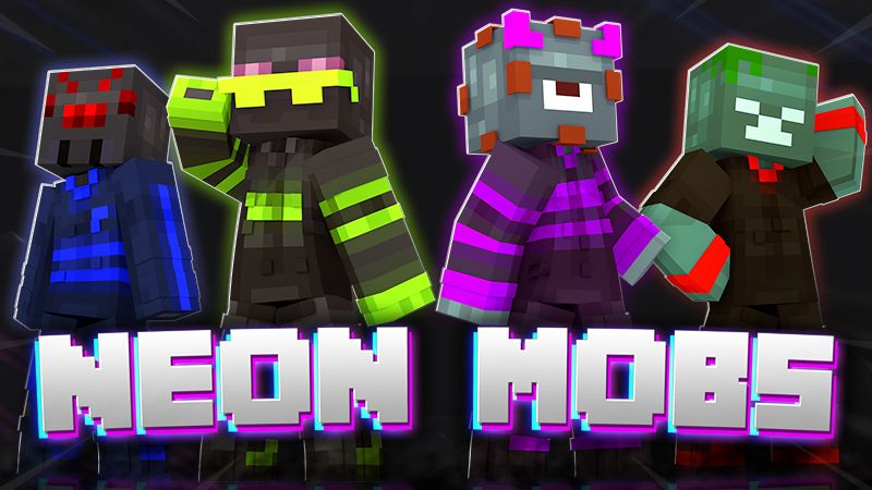 Neon Mobs on the Minecraft Marketplace by Cypress Games Neon Mobs on the Minecraft Marketplace by Cypress Games