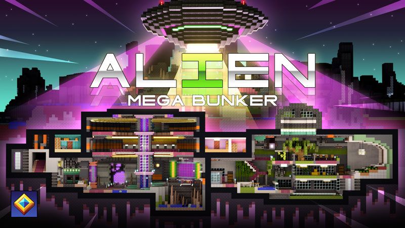 Alien Mega Bunker on the Minecraft Marketplace by Overtales Studio