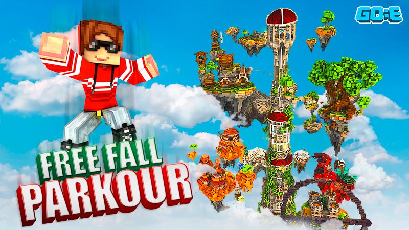 Free Fall Parkour on the Minecraft Marketplace by GoE-Craft Free Fall Parkour on the Minecraft Marketplace by GoE-Craft