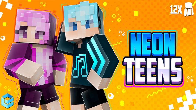 Neon Teens on the Minecraft Marketplace by Entity Builds Neon Teens on the Minecraft Marketplace by Entity Builds