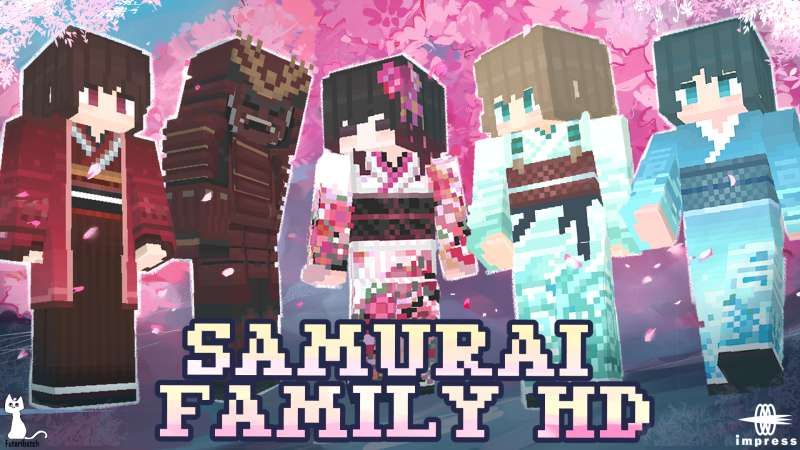 Samurai Family HD by Impress (Minecraft Skin Pack) - Minecraft ...