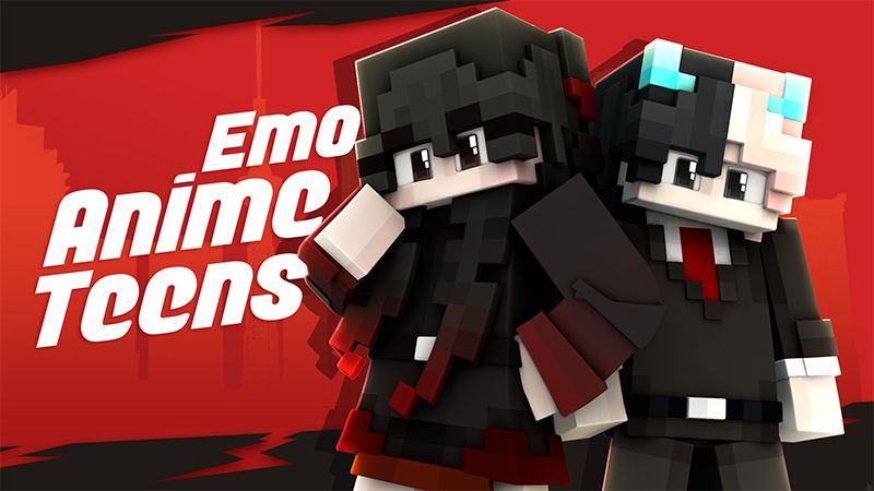 Emo Anime Teens on the Minecraft Marketplace by Glowfischdesigns Emo Anime Teens on the Minecraft Marketplace by Glowfischdesigns