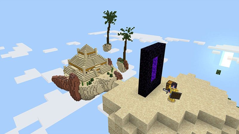 Desert Skyblock by Gearblocks