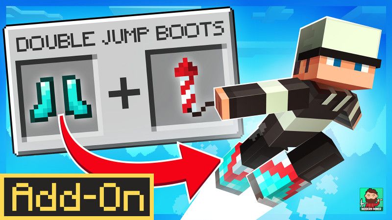 Double Jump Boots AddOn on the Minecraft Marketplace by BLOCKLAB Studios