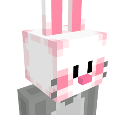 Cute Bunny Head on the Minecraft Marketplace by Humblebright Studio