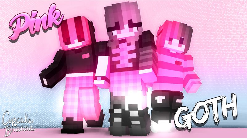 Pink Goth Skin Pack on the Minecraft Marketplace by CupcakeBrianna Pink Goth Skin Pack on the Minecraft Marketplace by CupcakeBrianna