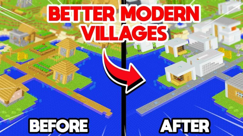 Better Modern Villages on the Minecraft Marketplace by 5 Frame Studios