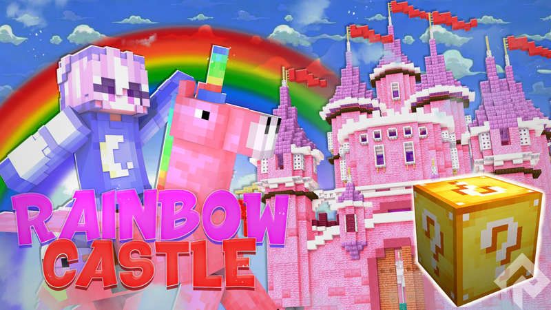 Rainbow Castle on the Minecraft Marketplace by RareLoot Rainbow Castle on the Minecraft Marketplace by RareLoot
