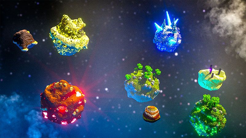 Biome Planets on the Minecraft Marketplace by Odyssey Builds Biome Planets on the Minecraft Marketplace by Odyssey Builds