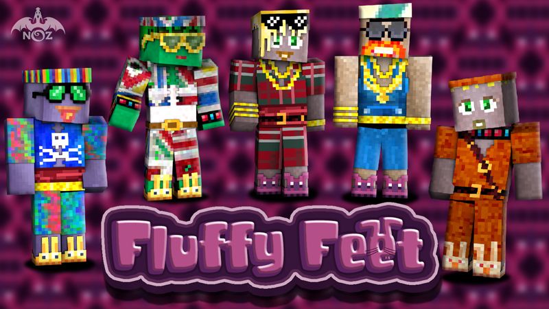 Fluffy Feet on the Minecraft Marketplace by Dragnoz