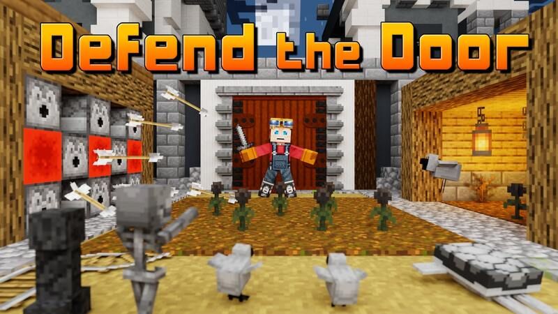 Defend the Door on the Minecraft Marketplace by Lifeboat Defend the Door on the Minecraft Marketplace by Lifeboat