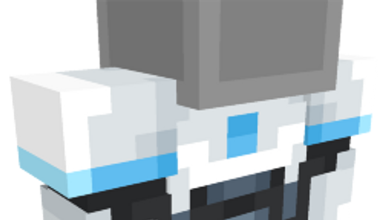 White SciFi Chest on the Minecraft Marketplace by InPvP