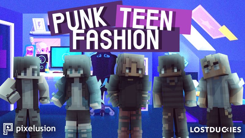 Punk Teen Fashion on the Minecraft Marketplace by Pixelusion Punk Teen Fashion on the Minecraft Marketplace by Pixelusion
