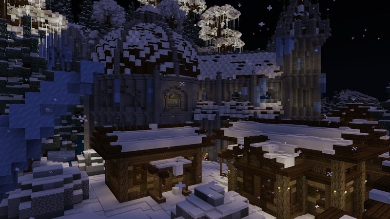 Blizzard Village by ThunderAy