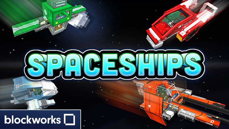 Spaceships on the Minecraft Marketplace by Blockworks