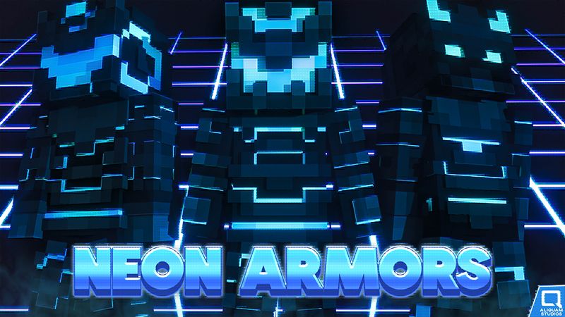 Neon Armors on the Minecraft Marketplace by Aliquam Studios