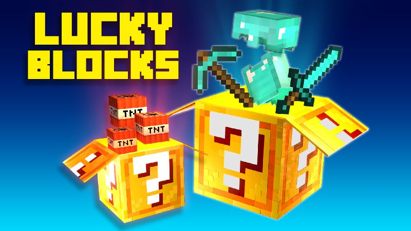 Lucky block dungeon карта