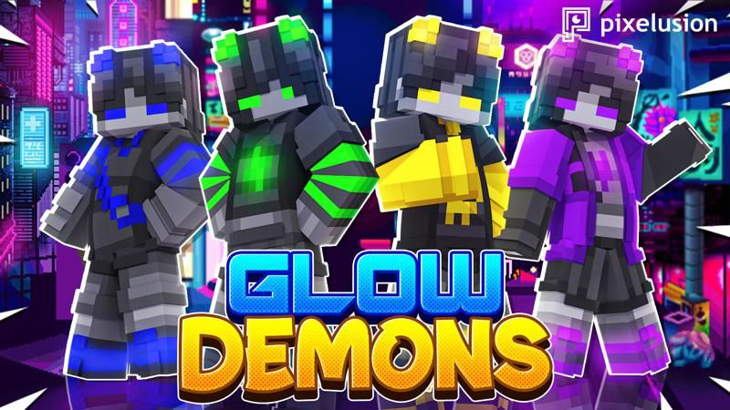 Glow Demons on the Minecraft Marketplace by Pixelusion Glow Demons on the Minecraft Marketplace by Pixelusion